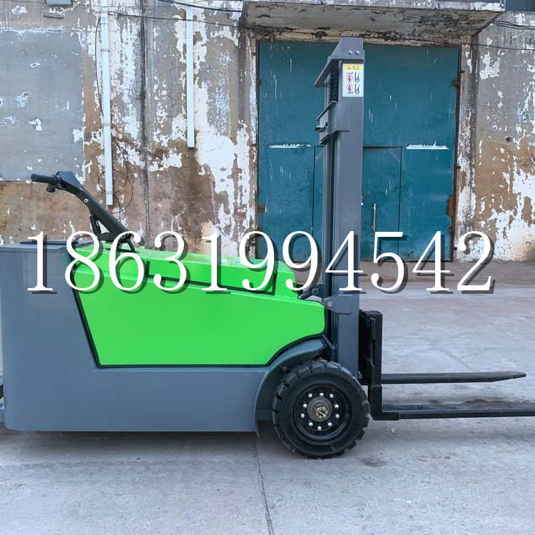 永靖县小型电动叉车1吨2吨步行站驾式电瓶堆高充电装卸车液压升降车铲车